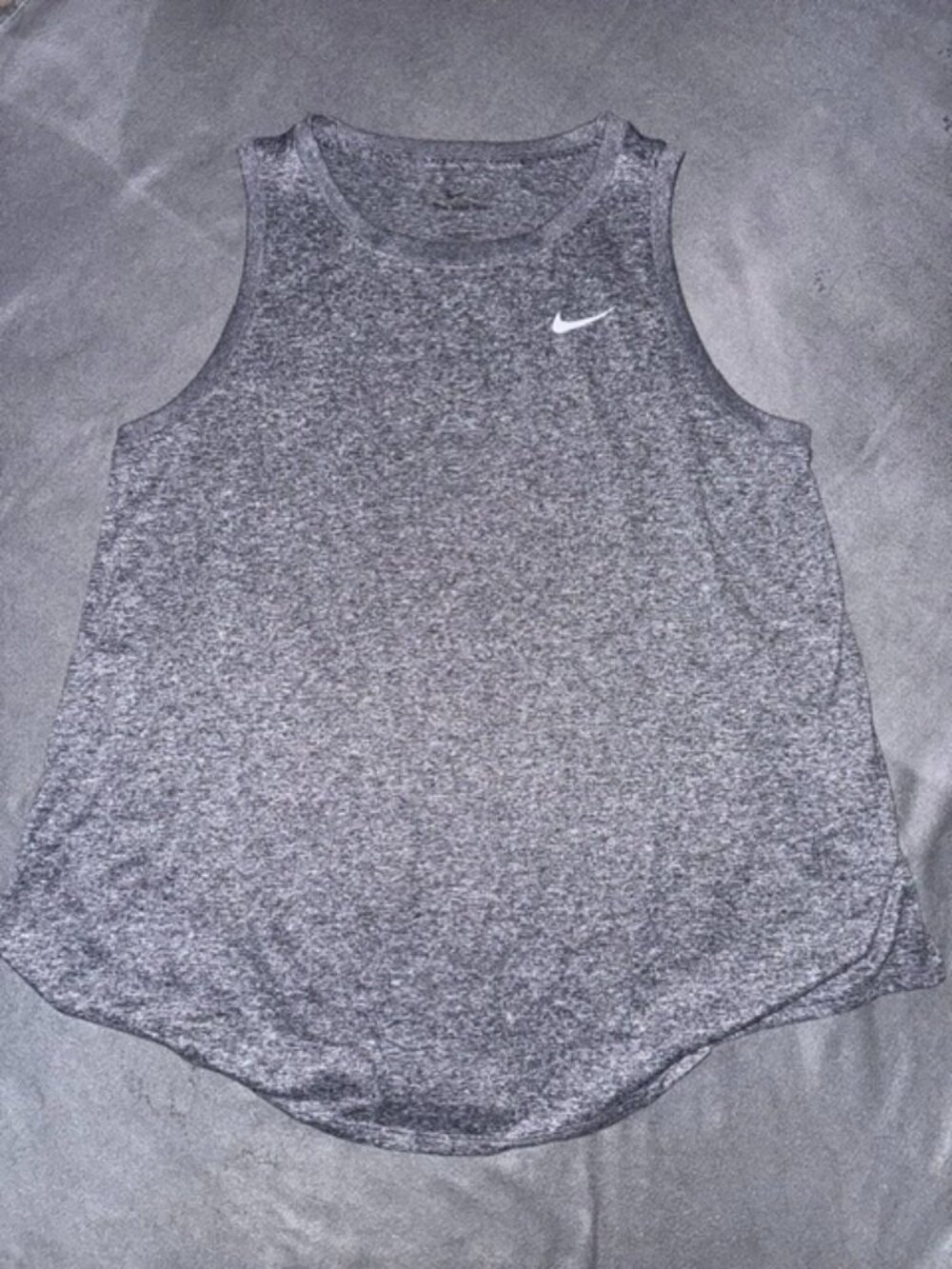 Nike Pro Dri‑Fit Tank Top Women’s 1X Gray Sleeveless Athletic Training Shirt